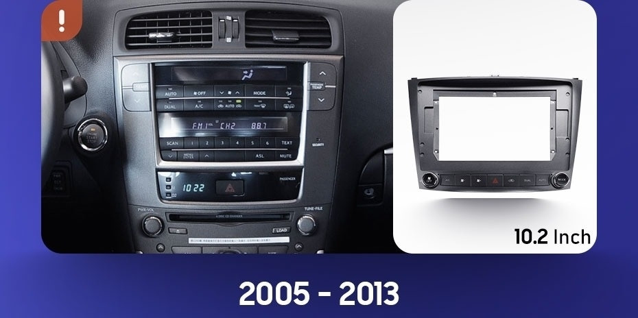 Штатная магнитола Teyes CC3 4/32 Lexus IS250 XE20 (2005-2013) (Hm) Тип-А