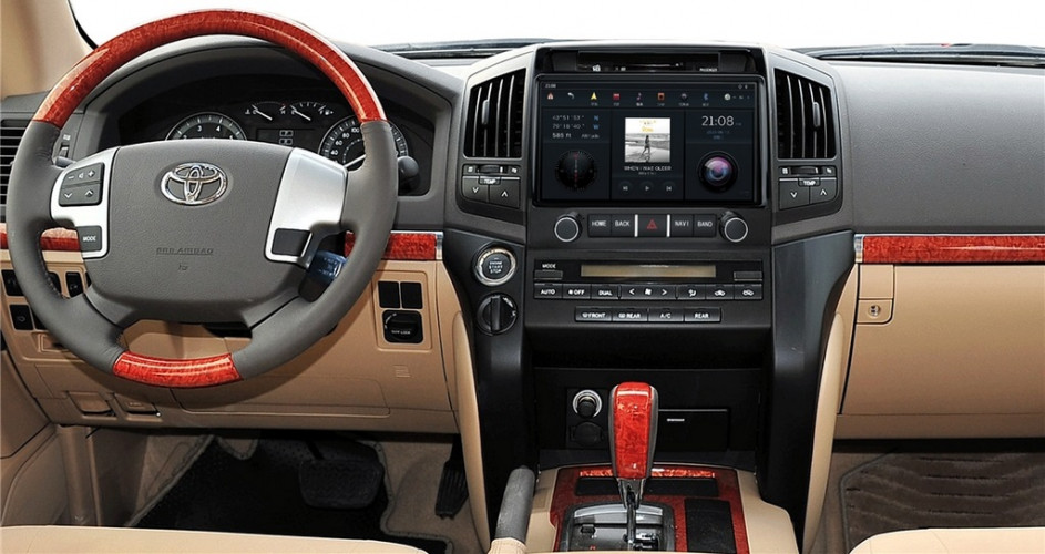 Штатная магнитола Tesla Carmedia FС-6025H-32-DSP Toyota Land Cruiser 200 2007-2015 (Максималка)