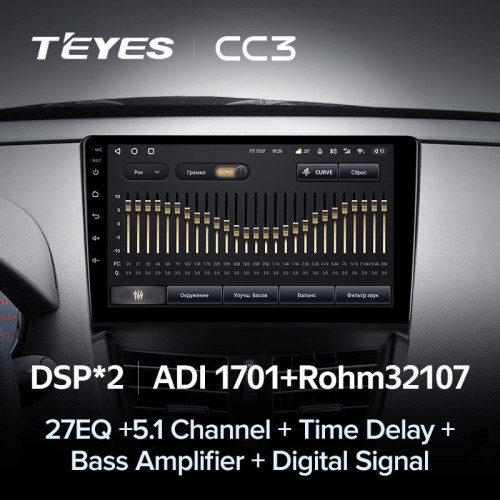 Штатная магнитола Teyes CC3 4/64 Peugeot 207 (2006-2015)