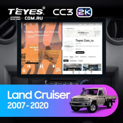 Штатная магнитола Teyes CC3 2K 4/64 Toyota Land Cruiser 70 Series LC 79 (2007-2020) (13&quot;)