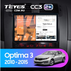 Штатная магнитола Teyes CC3 2K 4/64 Kia Optima 3 TF (2010-2015) F2 (11")