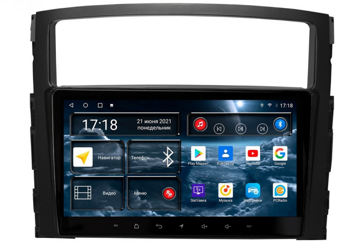 Штатная магнитола Redpower 71223 Mitsubishi Pajero 4 (08.2006-10.2020)