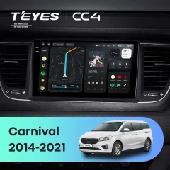 Штатная магнитола Teyes CC4 6/64 Kia Carnival YP (2014-2021) F1 Тип-A