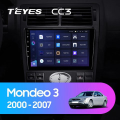 Штатная магнитола Teyes CC3 6/128 Ford Mondeo 3 (2000-2007) F1