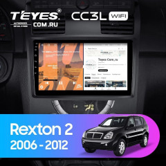 Штатная магнитола Teyes CC3L WiFi 2/32 SsangYong Rexton Y250 2 (2006-2012)