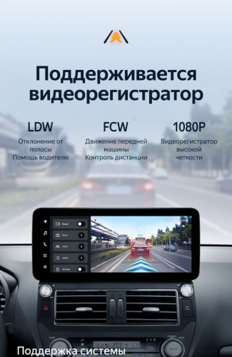 Штатная магнитола Teyes LUX ONE 6/128 Toyota Land Cruiser Prado 150 (2013-2017) F1