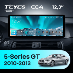 Штатная магнитола Teyes CC4 12.3" 6/64 BMW 5-Series Gran Turismo F07 (CIC) (2010-2013) Universal
