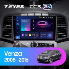 Штатная магнитола Teyes CC3 2K 4/32 Toyota Venza (2008-2016)