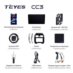 Штатная магнитола Teyes CC3 6/128 Nissan Latio N17 (2014-2016) Правый руль