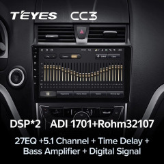 Штатная магнитола Teyes CC3 6/128 Geely Emgrand EC7 (2016-2018)