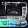 Штатная магнитола Teyes CC4 Pro 12/256 Honda Civic 7 (2000-2006) F3 Правый руль