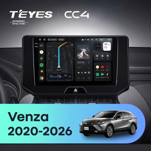Штатная магнитола Teyes CC4 8/128 Toyota Venza (2020-2026)