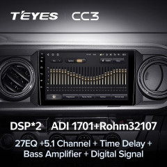 Штатная магнитола Teyes CC3 6/128 Toyota Tacoma N300 (2015-2021) F1
