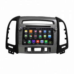 Штатная магнитола Carmedia KD-7021-P6 Hyundai Santa Fe 2006-2010 (3 отверстия под кнопки)