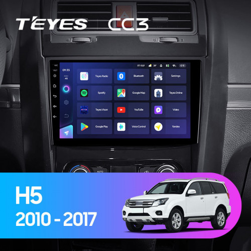 Штатная магнитола Teyes CC3 6/128 Great Wall Hover H5 (2010-2017)