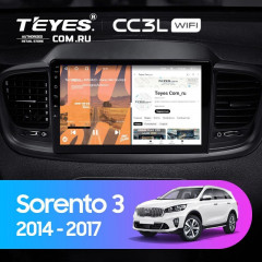Штатная магнитола Teyes CC3L WiFi 2/32 Kia Sorento 3 Prime (2014-2017) Тип-A