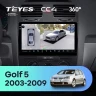 Штатная магнитола Teyes CC4 360 8/128 Volkswagen Golf 5 (2003-2009) F1