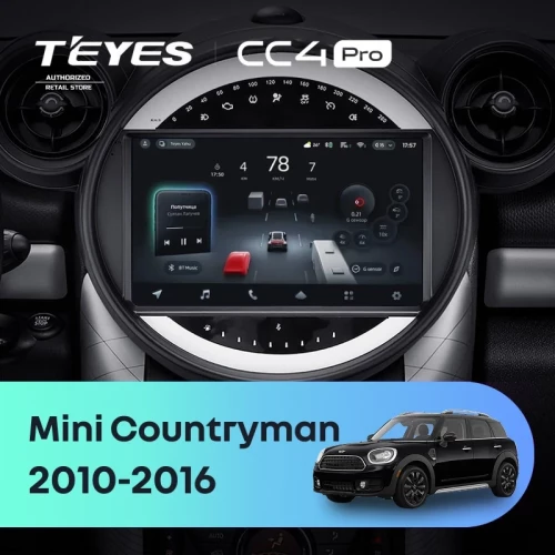 Штатная магнитола Teyes CC4 Pro 12/256 Mini Countryman (R60) (2010-2016) F2