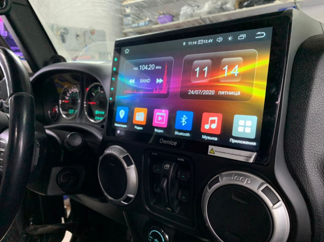 Штатная магнитола Carmedia OL-1258-2-Q Jeep Wrangler 2016+