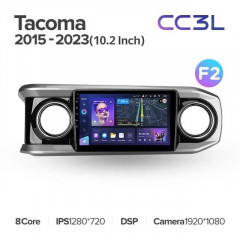 Штатная магнитола Teyes CC3L WiFi 2/32 Toyota Tacoma N300 (2015-2023) F2