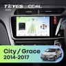 Штатная магнитола Teyes CC4L 6/64 Honda City (2014-2017) Тип-B Правый руль