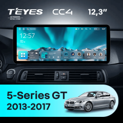 Штатная магнитола Teyes CC4 12.3" 6/64 BMW 5-Series Gran Turismo F07 (NBT) (2013-2017) Universal