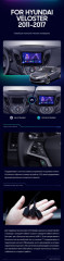 Штатная магнитола Teyes CC3 2K 4/64 Hyundai Veloster FS (2011-2017) Тип-A