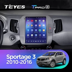 Штатная магнитола Tesla style Teyes TPRO 2 6/128 Kia Sportage 3 SL (2010-2016) Тип-C