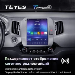 Штатная магнитола Tesla style Teyes TPRO 2 6/128 Kia Sportage 3 SL (2010-2016) Тип-C