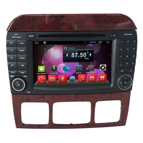 Штатная магнитола Carmedia KR-7105-T8 Mercedes-Benz S-klasse (1998-2005) (W220)