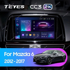 Штатная магнитола Teyes CC3 2K 6/128 Mazda 6 GL GJ (2012-2017) Тип-A