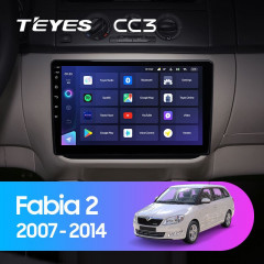 Штатная магнитола Teyes CC3 6/128 Skoda Fabia 2 (2007-2014)