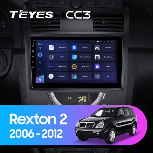 Штатная магнитола Teyes CC3 4/32 SsangYong Rexton Y250 2 (2006-2012)
