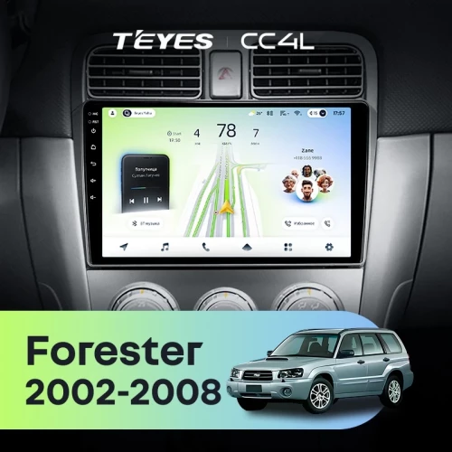 Штатная магнитола Teyes CC4L 6/64 Subaru Forester SG (2002-2008)