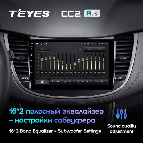 Штатная магнитола Teyes CC3 6/128 Chevrolet Tracker 3 (2013-2017) F2