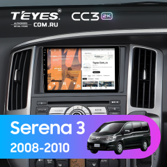 Штатная магнитола Teyes CC3 2K 4/32 Nissan Serena 3 C25 (2008-2010)