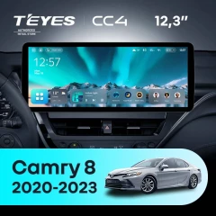 Штатная магнитола Teyes CC4 12.3" 6/64 Toyota Camry 8 XV70 (2020-2023)