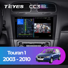 Штатная магнитола Teyes CC3 2K 4/64 Volkswagen Tiguan 1 NF (2006-2017) F2 (10 inch Universal)