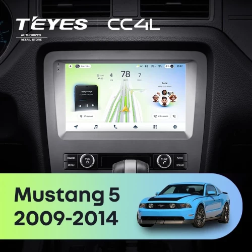 Штатная магнитола Teyes CC4L 6/64 Ford Mustang 5 S-197 (2009-2014) F2
