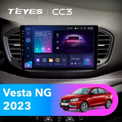 Штатная магнитола Teyes CC3 4/64 Lada Vesta 2023+ F2 Тип-A