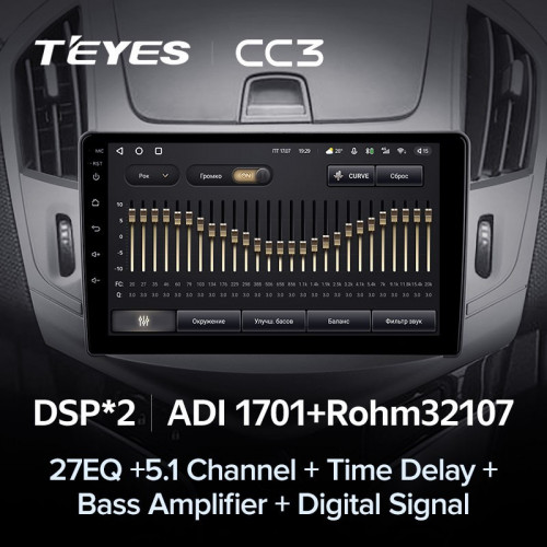 Штатная магнитола Teyes CC3 4/64 Chevrolet Cruze J300 J308 (2012-2015)