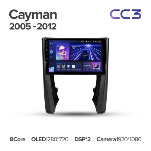 Штатная магнитола Teyes CC3 6/128 Porsche Cayman 987 (2005-2012)