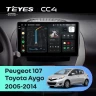 Штатная магнитола Teyes CC4 6/64 Toyota Aygo (2005-2014)