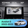 Штатная магнитола Teyes CC4 360 6/64 Toyota Avalon V XX50 (2022-2023)