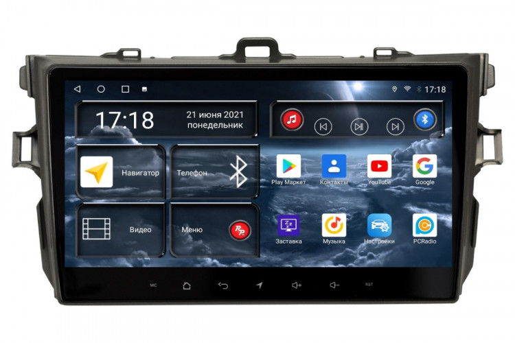 Штатная магнитола Redpower 71163 Toyota Corolla (2007-2012)