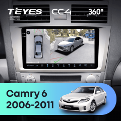 Штатная магнитола Teyes CC4 360 8/128 Toyota Camry 6 XV 40 (2006-2011) F1