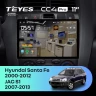 Штатная магнитола Teyes CC4 Pro 12/256 Hyundai Santa Fe SM (2000-2012) (11")