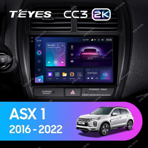Штатная магнитола Teyes CC3 2K 360 6/128 Mitsubishi ASX (2016-2022) Тип-A