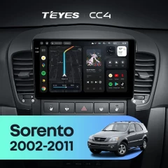 Штатная магнитола Teyes CC4 6/64 Kia Sorento BL (2002-2011)