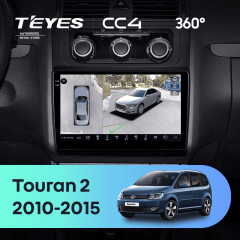 Штатная магнитола Teyes CC4 360 8/128 Volkswagen Touran 2 1T (2010-2015)